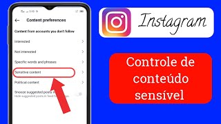 Como habilitar ou desabilitar conteúdo sensível no Instagram 2024  Configurações sensívei [upl. by Adnaloj173]