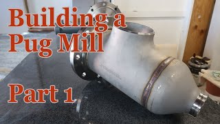 Building a Clay Mixing Pug Mill  Part 1 [upl. by Adekahs]