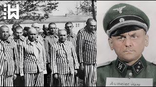 Egzekucja wyjątkowo sadystycznego nazistowskiego komendanta obozów Auschwitz i Kaufering –H Aumeier [upl. by Lietman]