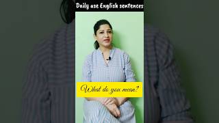 Daily use English sentences learnenglish english youtubeshorts spokenenglish englishgrammar [upl. by Newel]