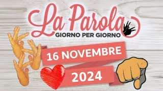 PRUDENZA COSTRUTTIVA  La Parola Giorno per Giorno LIS  16 Novembre 2024 [upl. by Yeldahc]