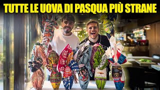 PROVIAMO LE UOVA DI PASQUA PIÙ STRANE DEL SUPERMERCATO  NON CI CREDO ABBIAMO L’UOVO DI MARE FUORI [upl. by Sullecram]