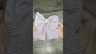 Diy bow clip  diy hair accessories  shorts craft diy [upl. by Emmaline946]