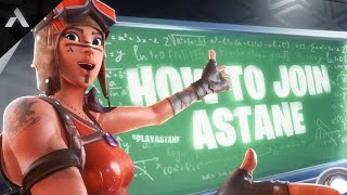 This Is How YOU Can Join Astane Gaming How To Join A Fortnite Clan [upl. by Enomal857]