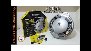 Disklok Steering wheel lock [upl. by Sarah]