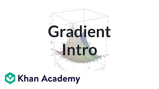 Gradient 1  Partial derivatives gradient divergence curl  Multivariable Calculus  Khan Academy [upl. by Yuk]