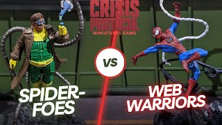 Web Warriors Vs SpiderFoes  LIVE Marvel Crisis Protocol Battle Report 26 [upl. by Peyton]