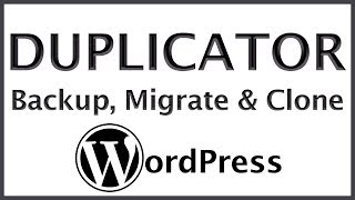 How To Use Duplicator WordPress Migration Plugin  Migrate Move Clone amp Backup WordPress Site [upl. by Kaule]