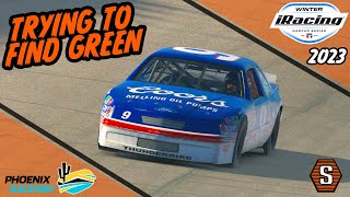 2023 NASCAR Winter iRacing Series at Phoenix  Trying to Find Green [upl. by Starinsky]