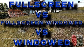 FullScreen vs FullScreen Windowed vs Windowed  Which is the best to use [upl. by Ariet]