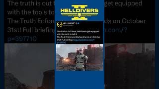 The Truth Enforcers Warbond is out October 31 2024  Helldivers 2 [upl. by Aralomo]