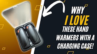 Review amp Demo of Rechargeable Hand Warmers with Charge Case [upl. by Ytomit]