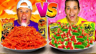 COMIDA PICANTE vs DULCE MUY MALA IDEA  Yippee Family [upl. by Kwan]