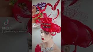 Fascinator diy headpiece crinoline wedding bride fashion turban [upl. by Eniortna8]