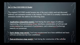 Lecture 98 Empirical Estimation Models in Software Engineering [upl. by Latnahs]