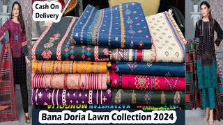 BANA DORIA LAWN 3 PIECE PRINTED COLLECTION 2024  LAWN COLLECTION 2024  EID COLLECTION 2024 [upl. by Enajaras341]