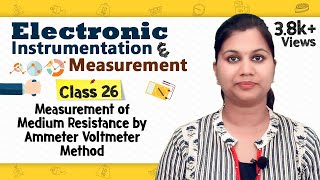 Measurement of Medium Resistance by Ammeter Voltmeter Method  Measurement of Resistance [upl. by Celka273]