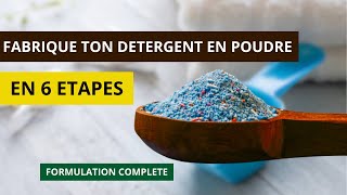 Ne dépensez plus pour le détergent en poudre Voici la formulation complète [upl. by Ridglea926]