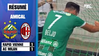 Résumé  SK Rapid 11 Milan AC  Match amical [upl. by Irdua]