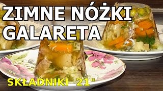 Zimne nóżki  galaretki wieprzowe [upl. by Jesh561]