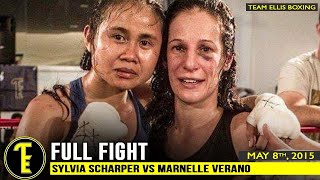 FIGHT OF THE YEAR  SYLVIA SCHARPER VS MARNELLE VERANO WORLD TITLE SHOWDOWN  FULL FIGHT [upl. by Chappelka802]