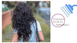 COMO LAVAR CABELO ONDULADO 2a 2b 2c [upl. by Ninon]