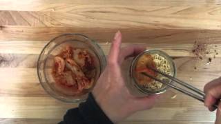 The Korean Vegan  Mason Jar Kimchi Ramen [upl. by Banna784]