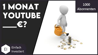 Youtube Einnahmen mit 1000 Abbonenten Geld verdienen mit Youtube [upl. by Keryt718]