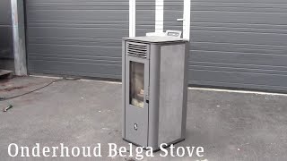 Onderhoud pelletkachel Belga Stove [upl. by Yendys]