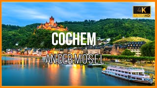 Cochem  GERMANY  Traumhafte Burg und Stadt 4K HDR 60fps [upl. by Ititrefen]