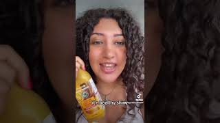 Garnier banana hair food for curly hair curlyhair [upl. by Notsnorb713]