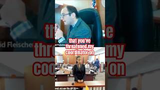 Woman THREATENS Judge Fleischer’s Staff court [upl. by Alexandros]