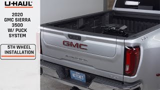 2020 GMC Sierra 3500 5th Wheel Hitch Installation w Puck System [upl. by Inga]