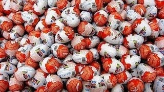 Kinder Surprise Eggs Opening Review Chocolate amp Candy [upl. by Mcgrath]