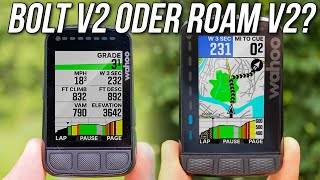 Wahoo ELEMNT BOLT v2 vs ROAM v2 🚲 Wahoo Fahrradcomputer Vergleich 👉 welches Navi ist der richtige [upl. by Prima]