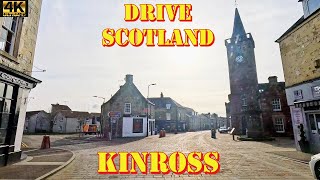 Kinross  4K Drive Around  Perth amp Kinross Shire  Scotland [upl. by Holds]