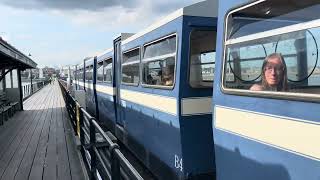 Trains on Southend Pier Railway [upl. by Laurene357]