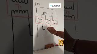 Como hacer un transformador trifasico con tres monofásicos [upl. by Aneloj956]