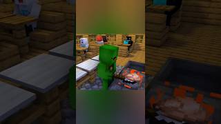 Mikey Grill Kitchen Store Minecraft Animotion minecraft shorts [upl. by Tnecniv]