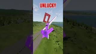 Lucky vs Unlucky Cars  BeamNGDrive shorts [upl. by Mae]