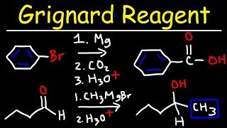 Grignard Reagent Reaction Mechanism [upl. by Anirehc129]