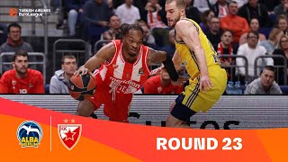 ALBAZvezda  Round 23 Highlights  202324 Turkish Airlines EuroLeague [upl. by Acenom]