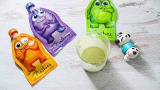 Little Mashies Food Pouches Go Green Smoothie [upl. by Magbie386]