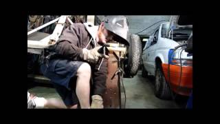 Welding repair on tow master towcar dolly [upl. by Della]