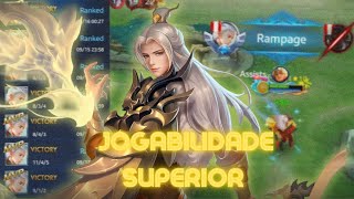 Heroes Evolved Li Bai  meu 3º Pentakill na S32 [upl. by Ahsyia]