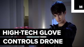 This HighTech Glove Lets You Control a Drone with Your Hand [upl. by Amadeus]