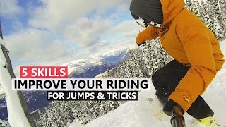 5 Skills to Improve your Riding for Jumps and Tricks [upl. by Vassili]