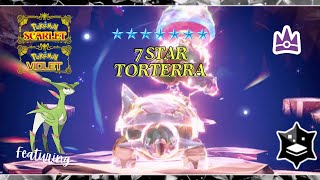 Virizion  SOLO 7 Star Torterra Tera Raid in Pokemon Scarlet Violet [upl. by Arela]