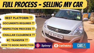 The Truth About Selling Your Car in 2024  Cars24 vs OlxAutos vs Spinny [upl. by Adnauqaj975]