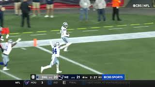 Trevon Diggs Pick Six vs Patriots [upl. by Christine]